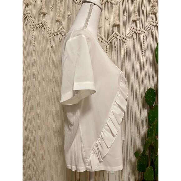 NWOT French Connection Ruffle Blouse Size M - Picture 5 of 8